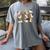 Halloween Ghost Book Lover Women's Comfort Colors T-Shirt Gray