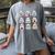 Halloween Ghosts Reading Books Pattern Spooky Kawaii Anime Women's Comfort Colors T-Shirt Gray
