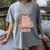 Hang In There It Gets Worse Introverts Anti Valentines Day Women's Comfort Colors T-Shirt Gray