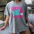 Happy Last Day Of First 1st Grade Teacher Student Graduation Women's Comfort Colors T-Shirt Gray