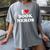I Heart Book Nerds Book Readers Cute Women's Comfort Colors T-Shirt Gray