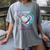 Heart Graphic In Memory Of Aunt Suicide Awareness Prevention Women's Comfort Colors T-Shirt Gray