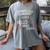 Hello Middle School Graduation Elementary School T-Shirt Women's Comfort Colors T-Shirt Gray