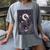 High Priestess Tarot Art Celestial Mystic Book Lover Women's Comfort Colors T-Shirt Gray