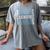 Hockey Senior Night Hockey Senior 2025 Graduation 50 Women's Comfort Colors T-Shirt Gray