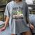 Holiday Scene Nostalgia North Pole Tree Farm Merry Christmas Women's Comfort Colors T-Shirt Gray Holiday Scene Nostalgia North Pole Tree Farm Merry Christmas Women's Comfort Colors T-Shirt Gray