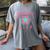 The Homebody Club Antisocial Retro Introvert Women's Comfort Colors T-Shirt Gray