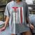 Hospice Aide American Flag Nurses Graduation Medical Women's Comfort Colors T-Shirt Gray
