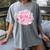 Hot Girls Read Pink Aesthetic Book Lover Reading Women's Comfort Colors T-Shirt Gray