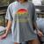 Id Rather Be Playing With My Disc Introvert Disc Golf Women's Comfort Colors T-Shirt Gray