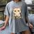 Introvert Anime Cat Ew People Women's Comfort Colors T-Shirt Gray Introvert Anime Cat Ew People Women's Comfort Colors T-Shirt Gray