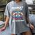 Introvert Raccoon Sarcasm Anti Social Women's Comfort Colors T-Shirt Gray