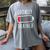 Introvert Socially Drained Battery Women's Comfort Colors T-Shirt Gray Introvert Socially Drained Battery Women's Comfort Colors T-Shirt Gray