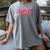 Introvert Valentines Day I Want You I Just Can't Flirt Women's Comfort Colors T-Shirt Gray