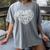 Introverted All Peopled Out Women's Comfort Colors T-Shirt Gray