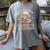 Introverted But Willing To Discuss Books Cozy Aesthetic Women's Comfort Colors T-Shirt Gray
