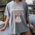 If It Involves Books & Pajamas Count Me In Cute Pajama Night Women's Comfort Colors T-Shirt Gray
