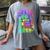 Its A Good Day To Read Book Kids Boys Girls Reading Graphic Women's Comfort Colors T-Shirt Gray
