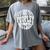 Its Way Too Peopley Outside Sarcastic Introvert Humor Women's Comfort Colors T-Shirt Gray