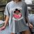 Just A Girl Who Loves Books Cute African American Afro Women's Comfort Colors T-Shirt Gray