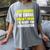 Just Because I'm Awake No Morning Person Introvert Witty Women's Comfort Colors T-Shirt Gray