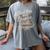 Just One More Chapter Reading Book Lover Bibliophile Women's Comfort Colors T-Shirt Gray