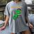 Kids Cute Graduation Dinosaur Smarty Saurus Kinder VPK Pre-k Grad Women's Comfort Colors T-Shirt Gray