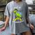 Kids Dinosaur Pre-K Graduation TShirt Kids Preschool Graduation Women's Comfort Colors T-Shirt Gray