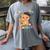 Kids Kindergarten Graduate Cat Graduation Women's Comfort Colors T-Shirt Gray