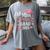 Kids Little Miss Pre-K Grad 2025 Preschool Girls Prek Graduation Women's Comfort Colors T-Shirt Gray