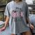 Kids Miss Pre-K Grad Graduation Shirt Cute School Tees Women's Comfort Colors T-Shirt Gray