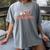 Kids Peace Out Kindergarten Graduation Kindergarten Graduate Women's Comfort Colors T-Shirt Gray