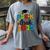 Kids Pre-K Grad 2025 Preschool Prek Graduation Women's Comfort Colors T-Shirt Gray