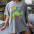 Kids Pre-K Graduate Brontosaurus Dino Pre Kindergarten Graduation Women's Comfort Colors T-Shirt Gray
