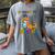 Kids Preschool Graduate Dinosaur Trex Preschool Graduation Women's Comfort Colors T-Shirt Gray