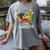 Kindergarten Level Complete Last Day Of School Graduation Women's Comfort Colors T-Shirt Gray