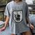 Knight Cat Defend Your Public Library Book Lover Women's Comfort Colors T-Shirt Gray