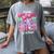Last Day Of School Shirt Coquette Bow School Graduation Women's Comfort Colors T-Shirt Gray