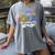 Last Day Of School Year 2025 Preschool Autograph Graduation Women's Comfort Colors T-Shirt Gray