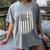 Last First Day Senior 2026 USA Flag Graduation Class Of 2026 Women's Comfort Colors T-Shirt Gray