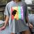 Law School Graduation Queen New Lawyer Attorney Grad Women's Comfort Colors T-Shirt Gray
