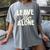 Leave Me Alone I Introvert Women's Comfort Colors T-Shirt Gray