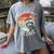 Leave Me Alone Raccoon Lover Introvert Antisocial Shy INTP Women's Comfort Colors T-Shirt Gray