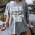 Level Up Middle School 5th Grade Graduation Party Women's Comfort Colors T-Shirt Gray