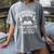 Librarian Because Book Wizard Library Humor Women's Comfort Colors T-Shirt Gray
