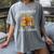 Librarian Of a Free Library Floral Book Lover Women's Comfort Colors T-Shirt Gray