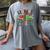 Library Crew Book Lovers Reader Teacher Librarian Christmas Women's Comfort Colors T-Shirt Gray