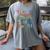 Literacy Justice For All Stop Book Banning Protect Librarian Women's Comfort Colors T-Shirt Gray