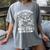 Literary Grandma Reading Club Book Lover Story Enthusiast Women's Comfort Colors T-Shirt Gray