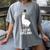 LLama Graduation I Got My Dipllama Cute Llama Women's Comfort Colors T-Shirt Gray